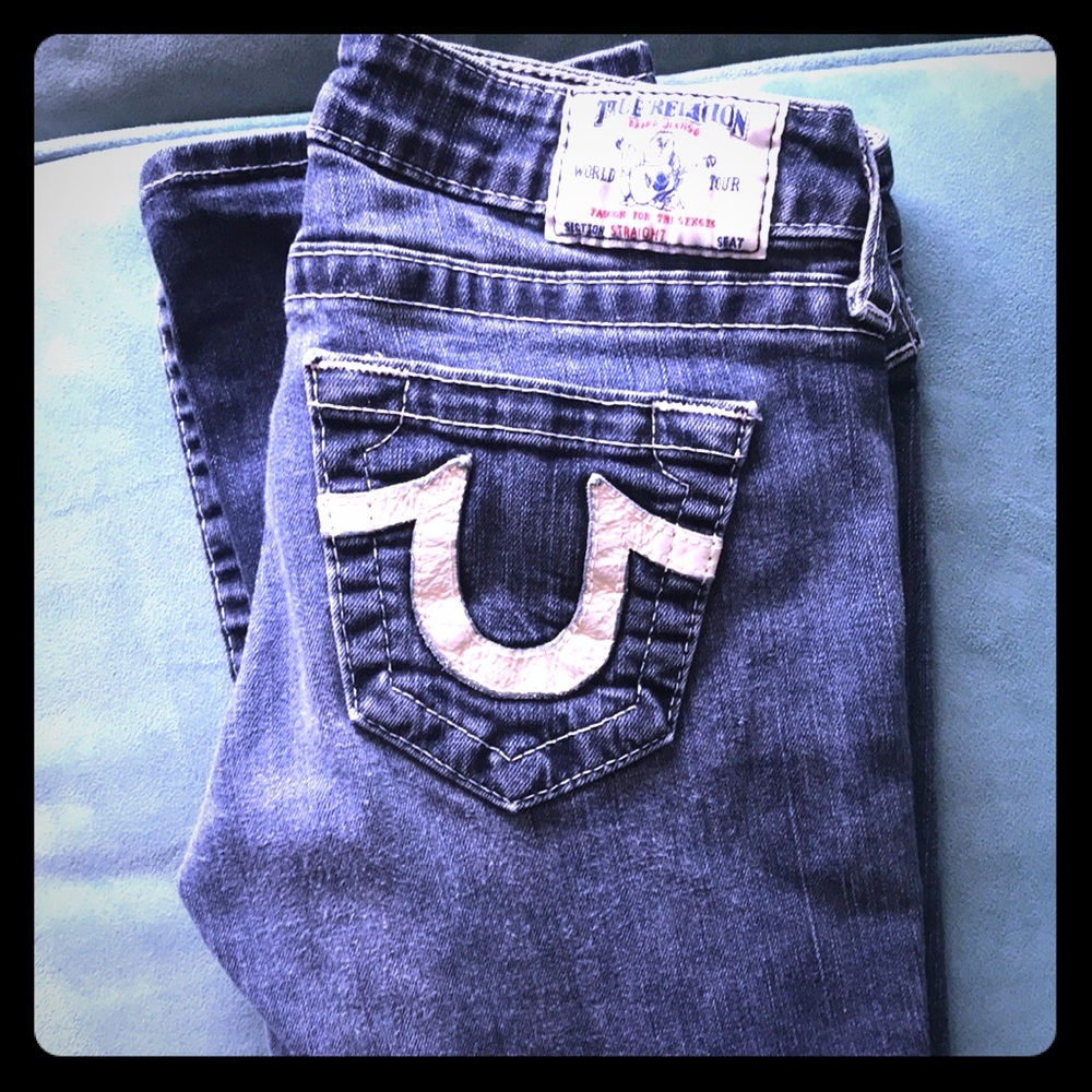 True Religion low rise jeans